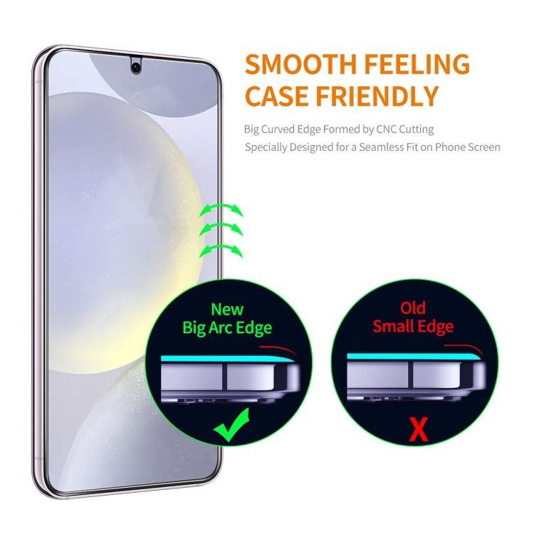 For Samsung Galaxy S24 5G ENKAY Easy Install 0.18mm High Alumina Silicon Full Glass Film, Support Ultrasonic Unlock - free shipping - PMC Jewellery - Order now!