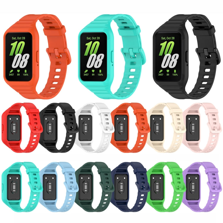 For Samsung Galaxy Fit 3 Integrated TPU Watch Band(Beige) - Watch Bands by PMC TechLife | Online Shopping South Africa | PMC TechLife