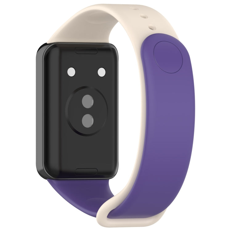 For Honor Band 9 Solid Color TPU Watch Band(Purple+Starlight) - free shipping - PMC TechLife - Order now!