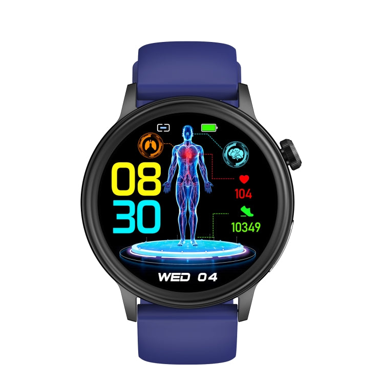 ET470 1.39 inch Color Screen Smart Watch Silicone Strap, Support Bluetooth Call / ECG(Blue) - Smart Watches by PMC Jewellery | Online Shopping South Africa | PMC Jewellery