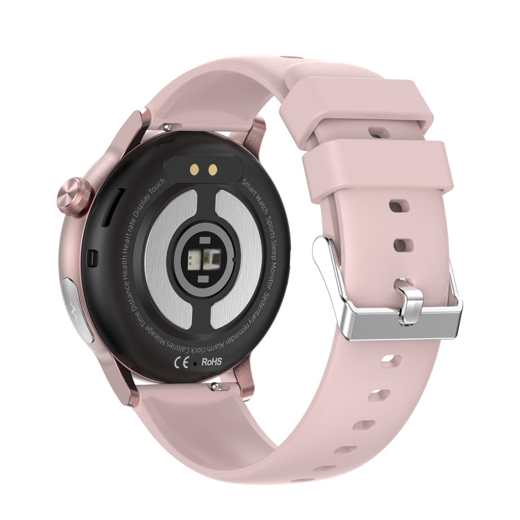 ET470 1.39 inch Color Screen Smart Watch Silicone Strap, Support Bluetooth Call / ECG(Pink) - Smart Watches by PMC Jewellery | Online Shopping South Africa | PMC Jewellery