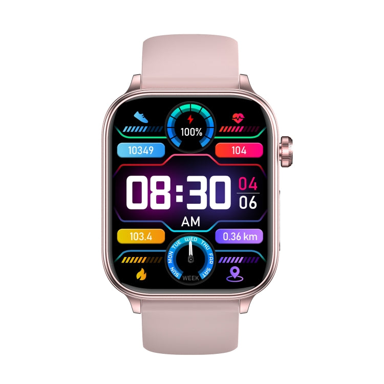 ET570 1.96 inch Color Screen Smart Watch Silicone Strap, Support Bluetooth Call / ECG(Pink) - Smart Watches by PMC Jewellery | Online Shopping South Africa | PMC Jewellery