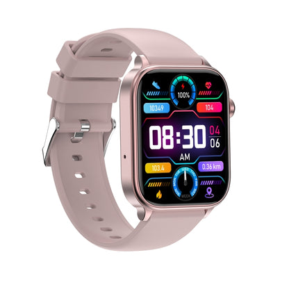 ET570 1.96 inch Color Screen Smart Watch Silicone Strap, Support Bluetooth Call / ECG(Pink) - Smart Watches by PMC Jewellery | Online Shopping South Africa | PMC Jewellery