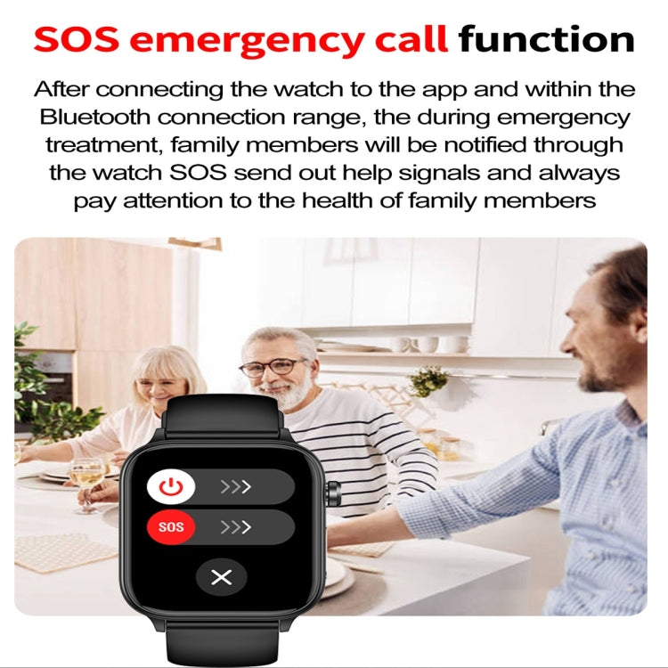 ET570 1.96 inch Color Screen Smart Watch Silicone Strap, Support Bluetooth Call / ECG(Pink) - Smart Watches by PMC TechLife | Online Shopping South Africa | PMC TechLife
