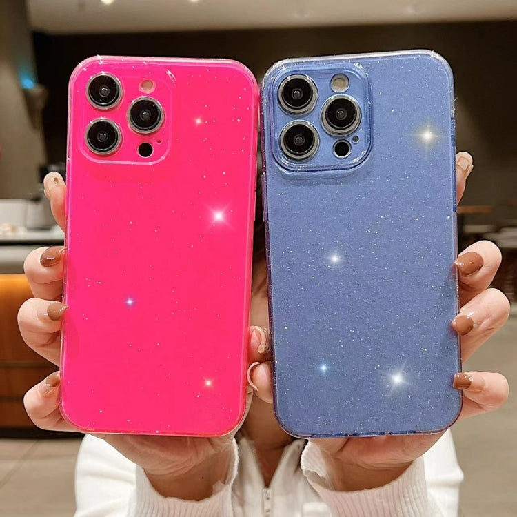 For iPhone 16 Jelly Glitter Solid Color TPU Phone Case(Pink) - iPhone 16 Cases by PMC TechLife | Online Shopping South Africa | PMC TechLife | Buy Now Pay Later Mobicred