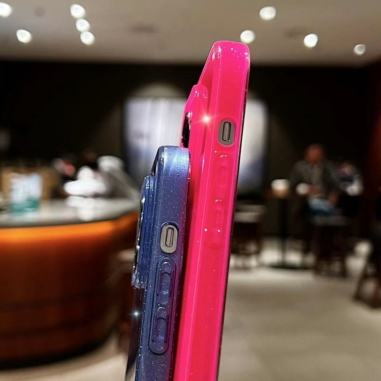 For iPhone 16 Pro Max Jelly Glitter Solid Color TPU Phone Case(Gray) - iPhone 16 Pro Max Cases by PMC TechLife | Online Shopping South Africa | PMC TechLife | Buy Now Pay Later Mobicred
