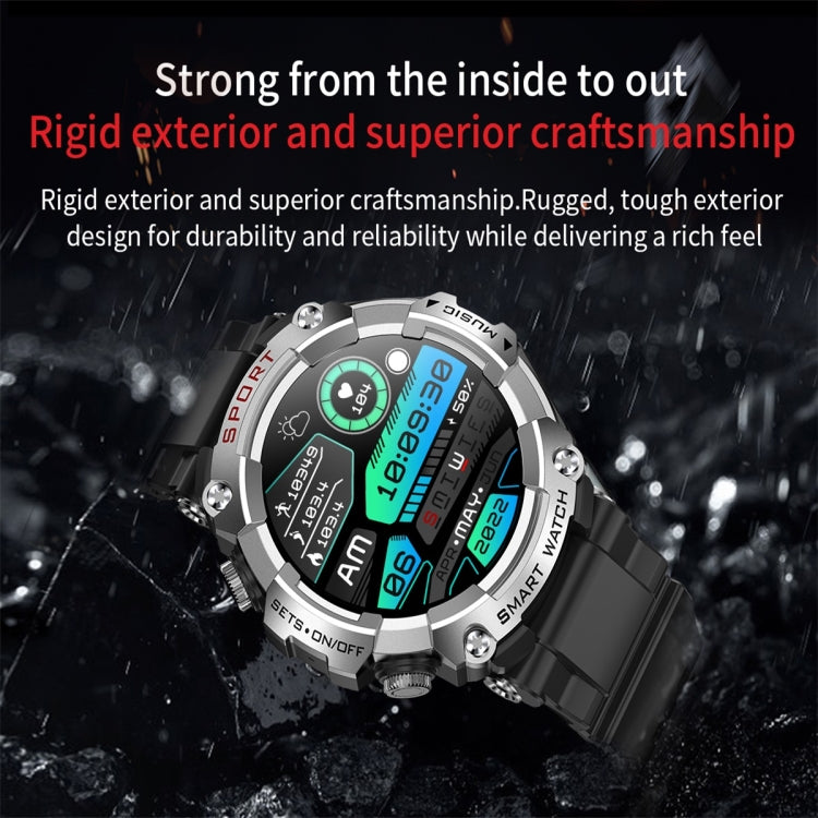 T96 1.52 inch Amoled Screen 2 in 1 Bluetooth Earphone Smart Watch(Silver) - Smart Watches by PMC TechLife | Online Shopping South Africa | PMC TechLife
