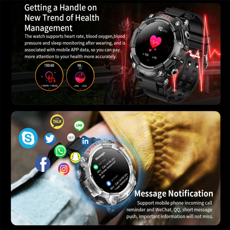 T96 1.52 inch Amoled Screen 2 in 1 Bluetooth Earphone Smart Watch(Black) - Smart Watches by PMC TechLife | Online Shopping South Africa | PMC TechLife