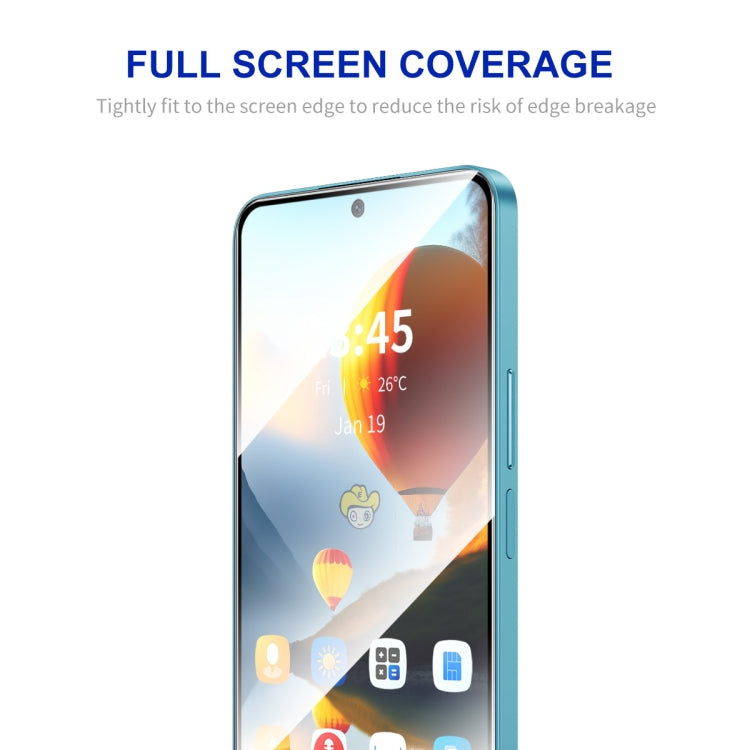 For OPPO Reno11 F 2pcs ENKAY Full Glue High Aluminum-silicon Tempered Glass Film - Reno11 F Tempered Glass by ENKAY | Online Shopping South Africa | PMC Jewellery | Buy Now Pay Later Mobicred