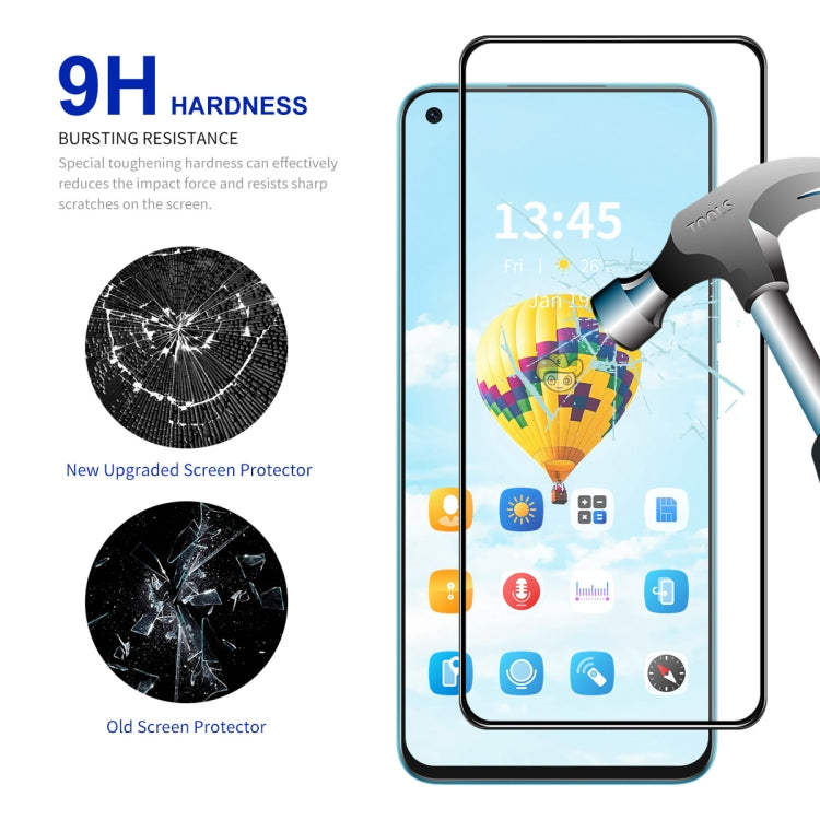 For OPPO Find X5 Lite 5pcs ENKAY Full Glue High Aluminum-silicon Tempered Glass Film - OPPO Tempered Glass by ENKAY | Online Shopping South Africa | PMC TechLife | Buy Now Pay Later Mobicred