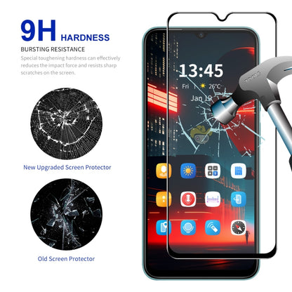 For OPPO A17 4G 10pcs ENKAY Full Glue High Aluminum-silicon Tempered Glass Film - OPPO Tempered Glass by ENKAY | Online Shopping South Africa | PMC Jewellery | Buy Now Pay Later Mobicred