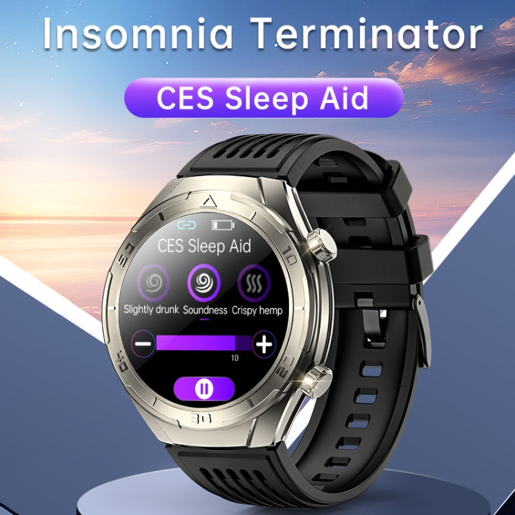 FD02 1.46 inch Color Screen Smart Watch, Support CES Sleep Aid / ECG Detection(Grey) - Smart Watches by PMC TechLife | Online Shopping South Africa | PMC TechLife