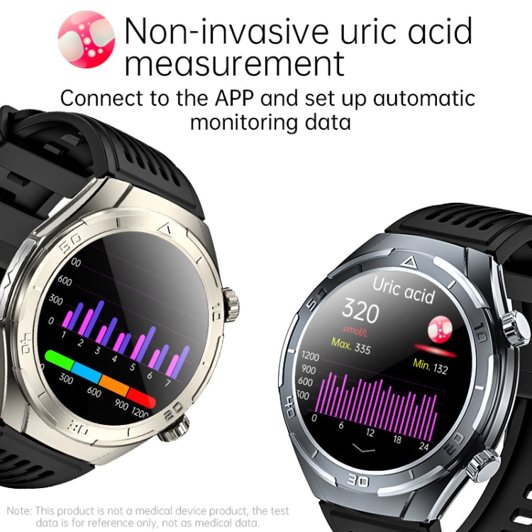 FD02 1.46 inch Color Screen Smart Watch, Support CES Sleep Aid / ECG Detection(Grey) - Smart Watches by PMC TechLife | Online Shopping South Africa | PMC TechLife
