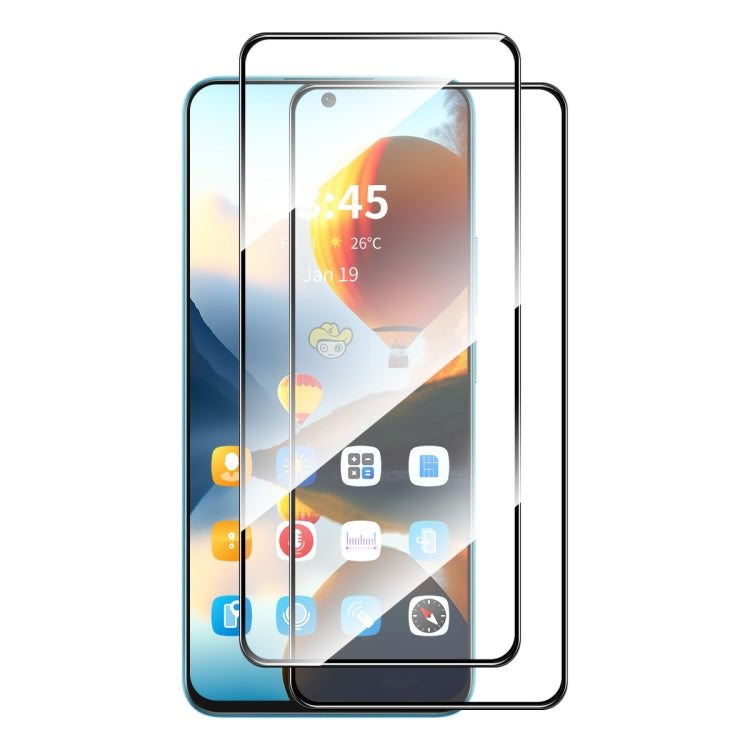 For Tecno Spark 10 Pro 2pcs ENKAY Full Glue High Aluminum-silicon Tempered Glass Film - Tecno Tempered Glass by ENKAY | Online Shopping South Africa | PMC TechLife | Buy Now Pay Later Mobicred