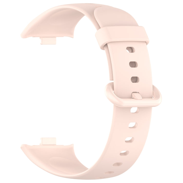 For Redmi Watch 4 Solid Color Colorful Buckle Silicone Watch Band(Light Pink) - Watch Bands by PMC Jewellery | Online Shopping South Africa | PMC Jewellery