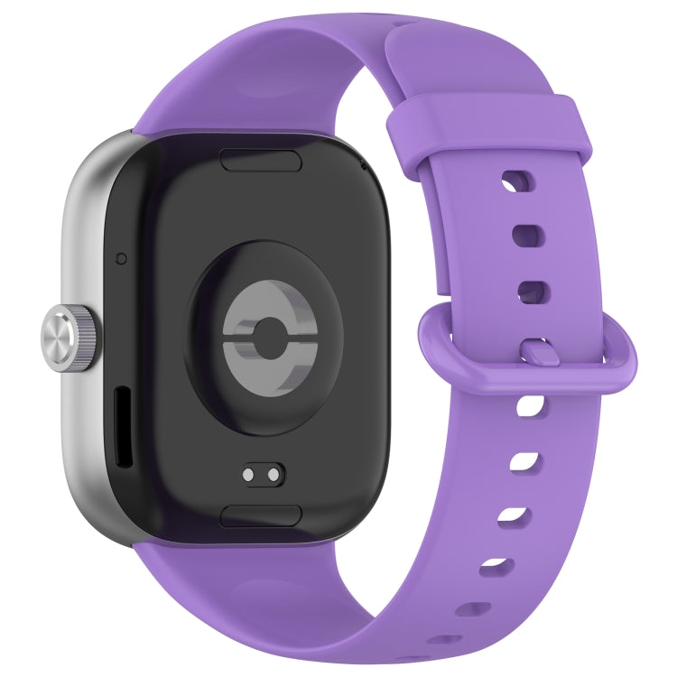 For Xiaomi  Mi Band 8 Pro Solid Color Colorful Buckle Silicone Watch Band(Purple) - Watch Bands by PMC Jewellery | Online Shopping South Africa | PMC Jewellery