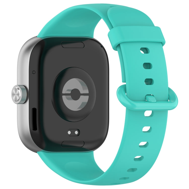 For Xiaomi  Mi Band 8 Pro Solid Color Colorful Buckle Silicone Watch Band(Teal) - Watch Bands by PMC Jewellery | Online Shopping South Africa | PMC Jewellery