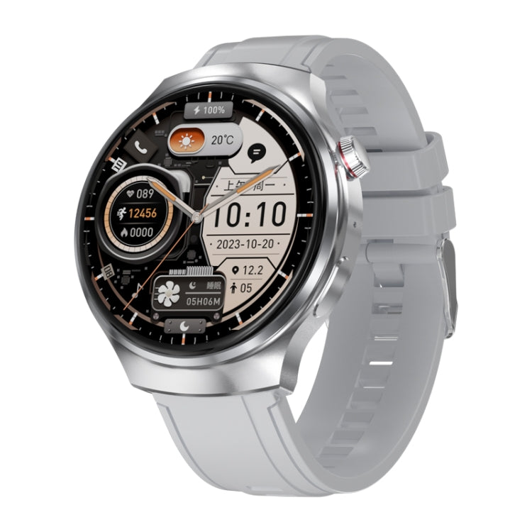 V16 1.46 inch Color Screen Smart Watch, Support Bluetooth Call / Heart Rate Monitoring(Silver) - Smart Watches by PMC TechLife | Online Shopping South Africa | PMC TechLife