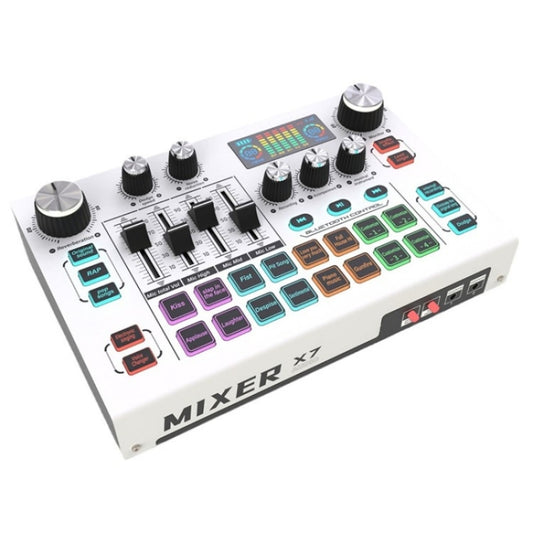 X7 48V Live Broadcast Audio Mixer Professional Microphone Live Sound Card - Live Sound Effects Processors by PMC Jewellery | Online Shopping South Africa | PMC Jewellery | Buy Now Pay Later Mobicred