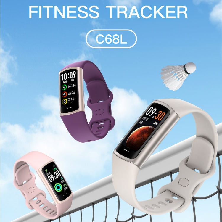 C68L IP67 Waterproof Smart Bracelet Sport Fitness Tracker(Dark Blue) - free shipping - PMC TechLife - Order now!