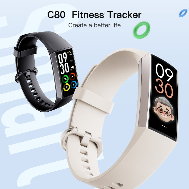 C80 IP67 Waterproof Smart Bracelet Sport Fitness Tracker(White) - free shipping - PMC TechLife - Order now!