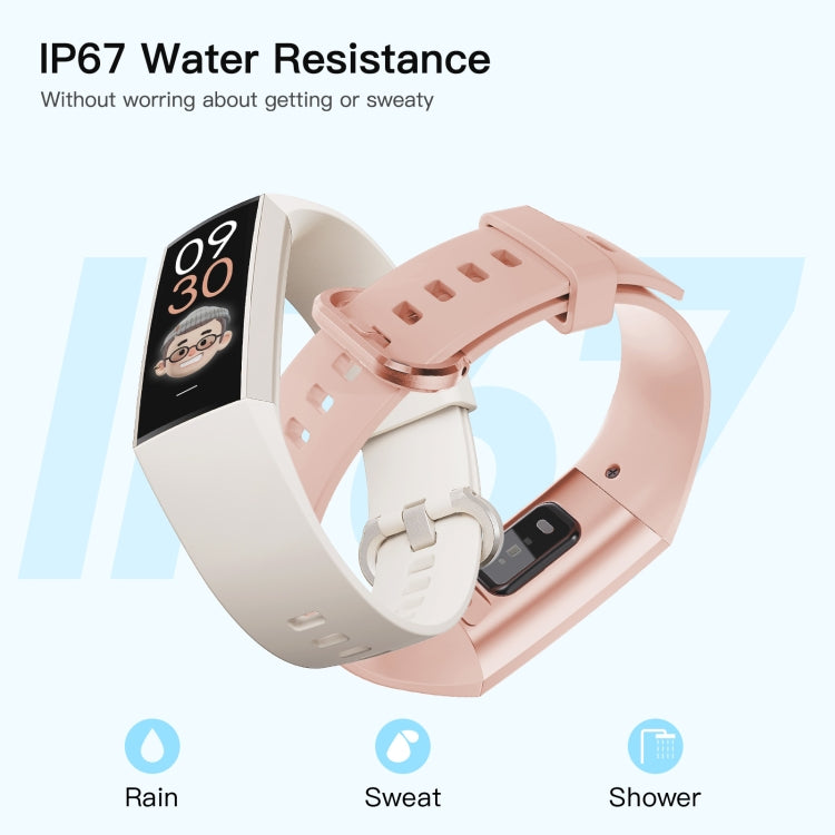 C80 IP67 Waterproof Smart Bracelet Sport Fitness Tracker(Pink) - Smart Wristbands by PMC TechLife | Online Shopping South Africa | PMC TechLife | Buy Now Pay Later Mobicred