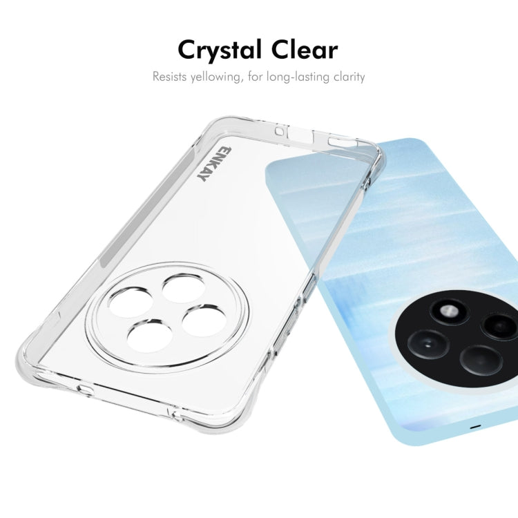 For OPPO Reno12 F 5G Global ENKAY Clear TPU Shockproof Anti-slip Phone Case - OPPO Cases by ENKAY | Online Shopping South Africa | PMC Jewellery | Buy Now Pay Later Mobicred