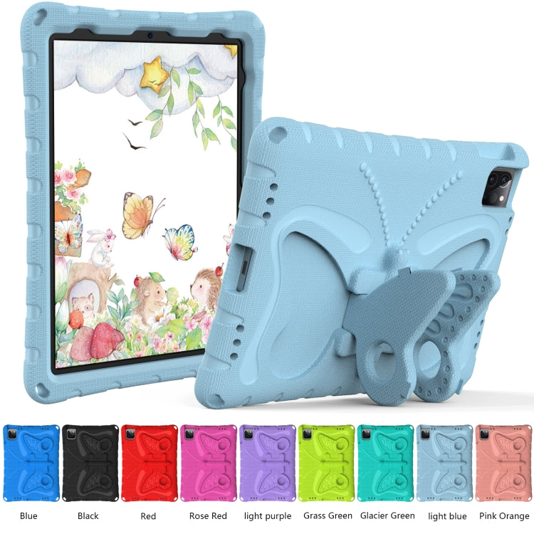 For iPad Pro 11 2024 Butterfly Bracket EVA Shockproof Tablet Case(Light Blue) - iPad Pro 11 2024 Cases by PMC Jewellery | Online Shopping South Africa | PMC Jewellery | Buy Now Pay Later Mobicred
