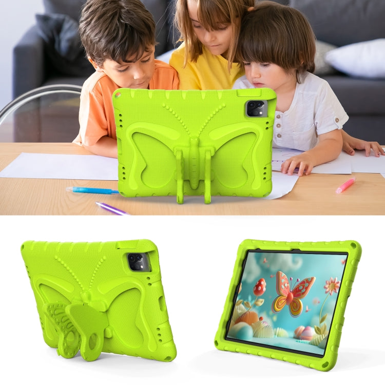 For iPad Pro 11 2024 Butterfly Bracket EVA Shockproof Tablet Case(Grass Green) - iPad Pro 11 2024 Cases by PMC Jewellery | Online Shopping South Africa | PMC Jewellery | Buy Now Pay Later Mobicred