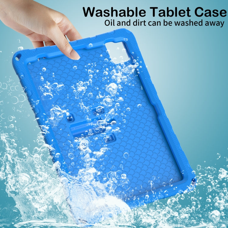 For iPad Pro 11 2024 Butterfly Bracket EVA Shockproof Tablet Case(Blue) - iPad Pro 11 2024 Cases by PMC TechLife | Online Shopping South Africa | PMC TechLife | Buy Now Pay Later Mobicred