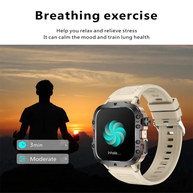 QX11 1.96 inch Color Screen Smart Watch Silicone Strap Support Bluetooth Call(Black) - Smart Watches by PMC TechLife | Online Shopping South Africa | PMC TechLife