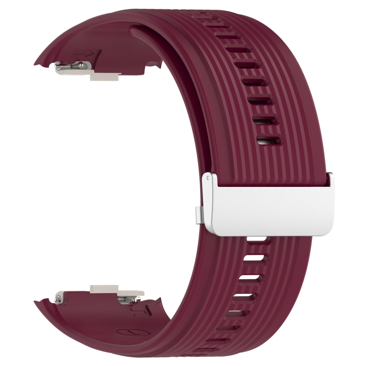 For Huawei Watch D Blood Pressure Watch Silicone Watch Band(Wine Red) - Watch Bands by PMC TechLife | Online Shopping South Africa | PMC TechLife | Buy Now Pay Later Mobicred