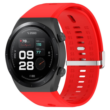 For Xiaomi Watch H1 Blood Pressure Watch Silicone Watch Band(Red) - Watch Bands by PMC Jewellery | Online Shopping South Africa | PMC Jewellery