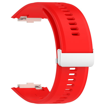 For Xiaomi Watch H1 Blood Pressure Watch Silicone Watch Band(Red) - Watch Bands by PMC Jewellery | Online Shopping South Africa | PMC Jewellery