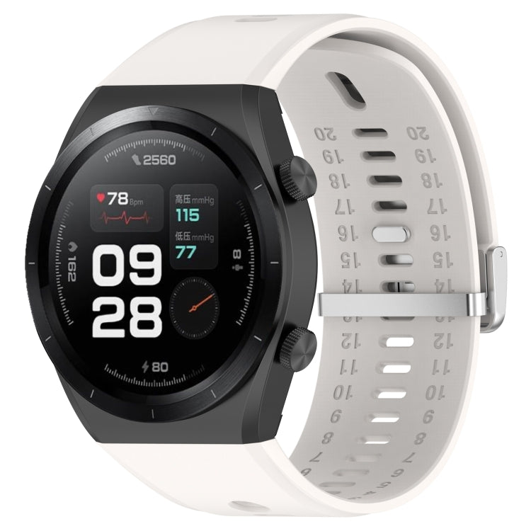 For Xiaomi Watch H1 Blood Pressure Watch Silicone Watch Band(Ivory White) - Watch Bands by PMC TechLife | Online Shopping South Africa | PMC TechLife