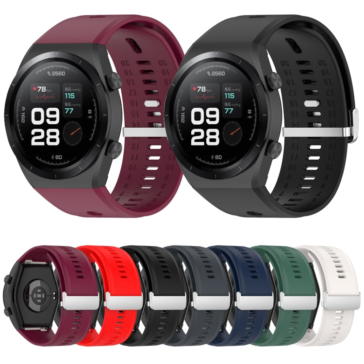 For Xiaomi Watch H1 Blood Pressure Watch Silicone Watch Band(Red) - Watch Bands by PMC TechLife | Online Shopping South Africa | PMC TechLife