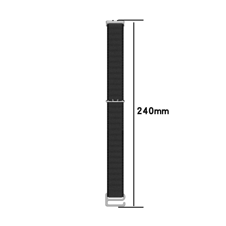 For Samsung Galaxy Fit 3 Nylon Canvas Watch Band(Orange) - Watch Bands by PMC TechLife | Online Shopping South Africa | PMC TechLife | Buy Now Pay Later Mobicred