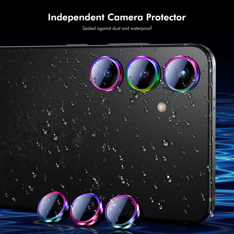 For Samsung Galaxy S24+ 5G ENKAY Hat-Prince AR 9H Rear Lens Aluminium Alloy Tempered Glass Film(Black) - Galaxy S24+ 5G Tempered Glass by ENKAY | Online Shopping South Africa | PMC Jewellery | Buy Now Pay Later Mobicred