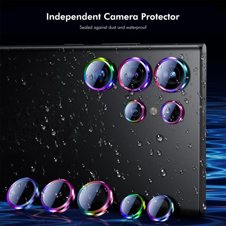For Samsung Galaxy S24 Ultra 5G ENKAY Hat-Prince AR 9H Rear Lens Aluminium Alloy Tempered Glass Film(Silver) - free shipping - PMC Jewellery - Order now!