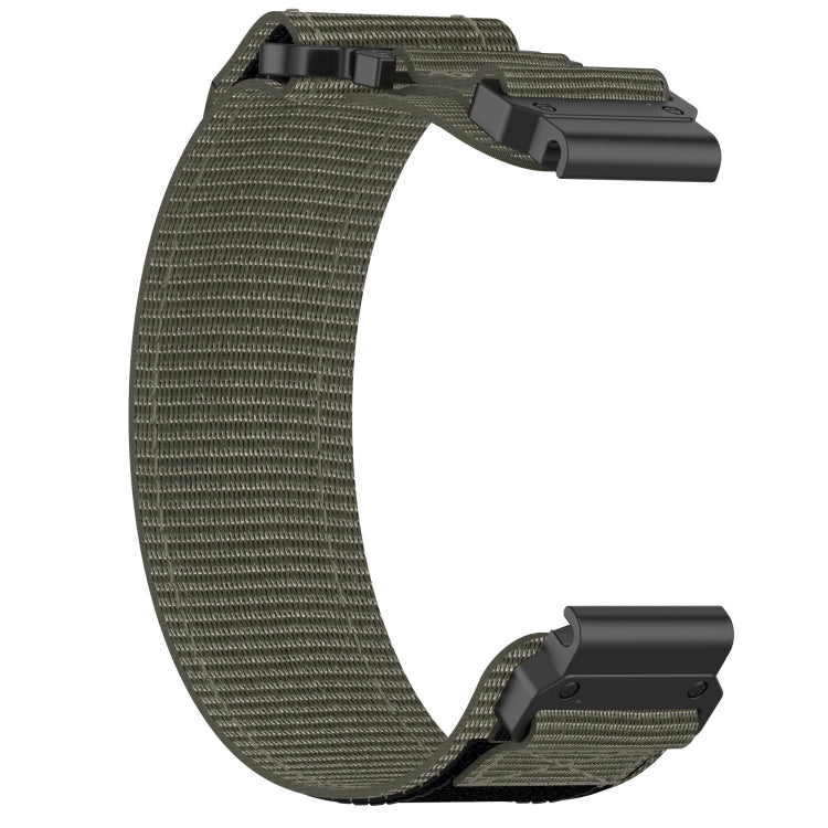 For Garmin Instinct Crossover 22mm Nylon Hook And Loop Fastener Watch Band(Grey) - Watch Bands by PMC Jewellery | Online Shopping South Africa | PMC Jewellery