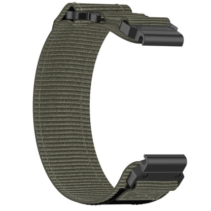 For Garmin Forerunner 935 22mm Nylon Hook And Loop Fastener Watch Band(Grey) - Watch Bands by PMC Jewellery | Online Shopping South Africa | PMC Jewellery