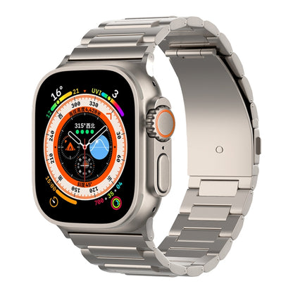 For Apple Watch SE 2023 44mm I-Shaped Titanium Watch Band(Titanium) - Watch Bands by PMC Jewellery | Online Shopping South Africa | PMC Jewellery