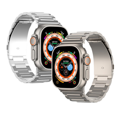 For Apple Watch SE 2022 44mm I-Shaped Titanium Watch Band(Titanium) - Watch Bands by PMC Jewellery | Online Shopping South Africa | PMC Jewellery