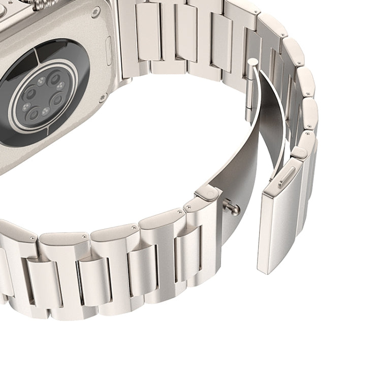 For Apple Watch Series 9 45mm I-Shaped Titanium Watch Band(Titanium) - free shipping - PMC TechLife - Order now!