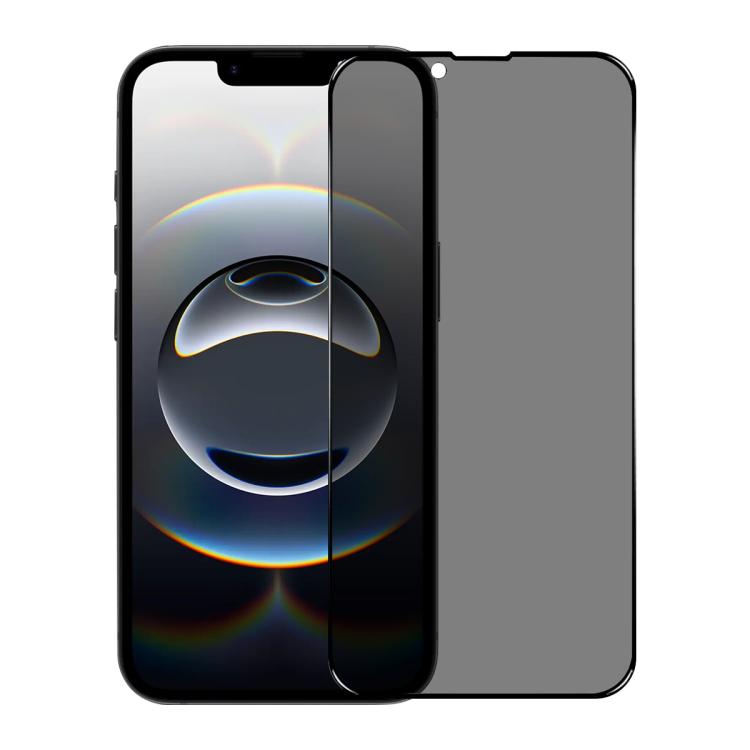 For iPhone 16e NORTHJO A++ 28 Degree Privacy Full Glue Silk Printing Tempered Glass Film - iPhone 16e Tempered Glass by NORTHJO | Online Shopping South Africa | PMC TechLife | Buy Now Pay Later Mobicred