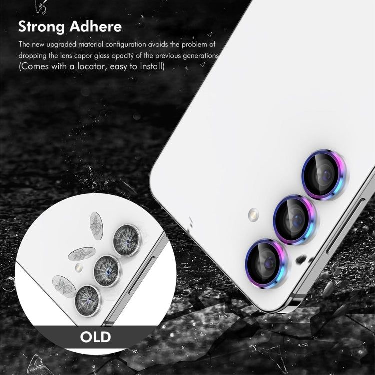 For Samsung Galaxy S24 FE 5G ENKAY Hat-Prince 9H Rear Camera Lens Aluminium Alloy Tempered Glass Film(Black) - free shipping - PMC Jewellery - Order now!