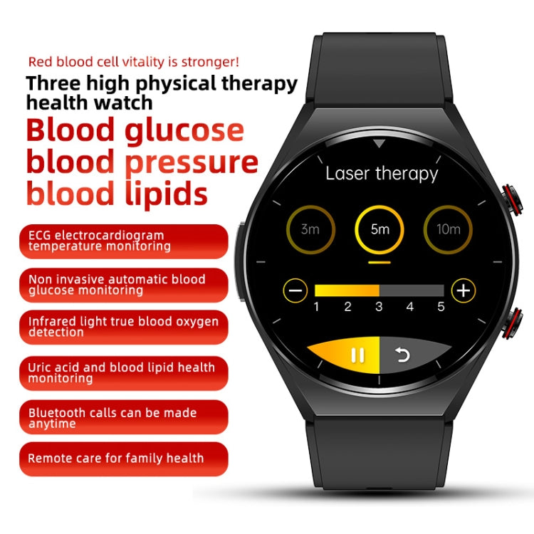 E09 Pro 1.32 inch Color Screen Smart Watch, Support Bluetooth Call / ECG Electrocardiogram(Silver) - Smart Watches by PMC TechLife | Online Shopping South Africa | PMC TechLife | Buy Now Pay Later Mobicred
