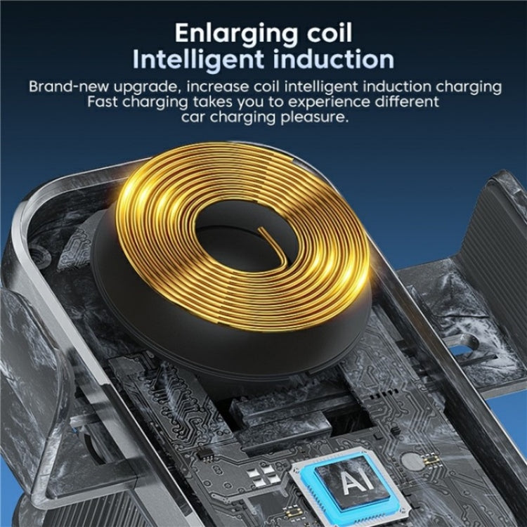 X12s Car Air Vent Wireless Charger 66W High Power Intelligent Induction Holder(Tarnish) - free shipping - PMC TechLife - Order now!