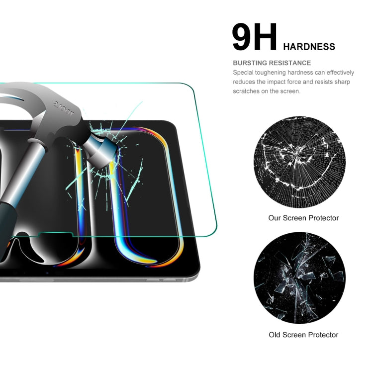 For iPad Pro 13 2024 / Air 13 2025 /2024 ENKAY Hat-Prince 0.33mm Explosion-proof Tempered Glass Film - iPad Pro 13 2024 Tempered Glass by ENKAY | Online Shopping South Africa | PMC TechLife | Buy Now Pay Later Mobicred