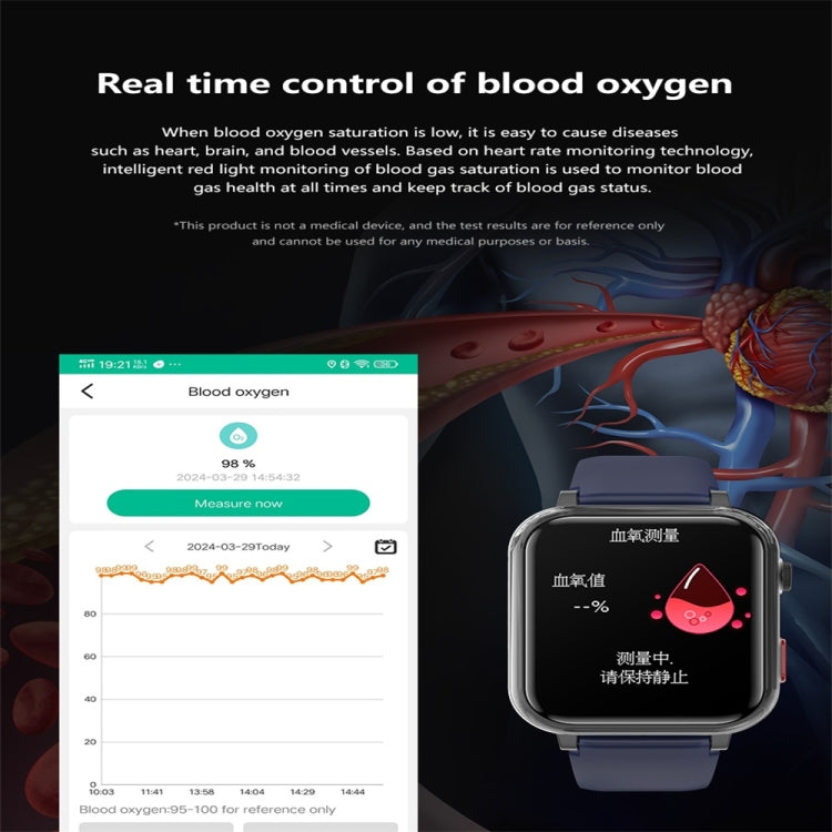 G18 1.83 inch Color Screen Smart Watch Silicone Strap, Support  Noninvasive Blood Sugar / Uric Acid(Black) - free shipping - PMC TechLife - Order now!